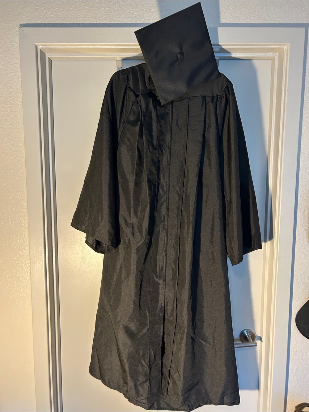 Classic Black Graduation Gown with Cap